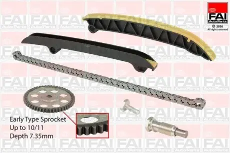 Комплект цепи ГРМ FAI AutoParts TCK208NG