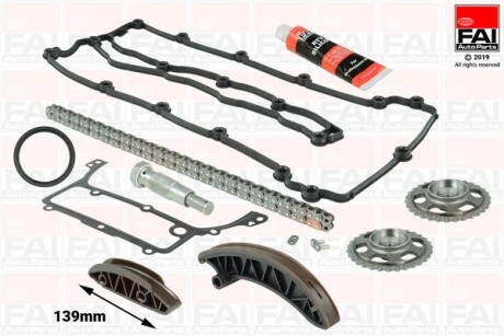 Комплект ланцюга ГРМ FAI AutoParts TCK227