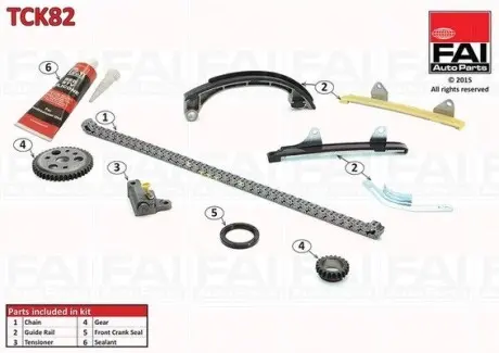 Комплект цепи ГРМ FAI AutoParts TCK82