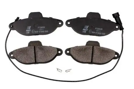 Колодки тормозные передние fiat fiorino 07-, fiat qubo 08-, fiat panda 03-12 FAST FT29005