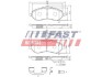 Тормозные колодки перед комплект citroen jumpy 07-, fiat scudo 07-, peugeot expert 07- FAST FT29133 (фото 1)