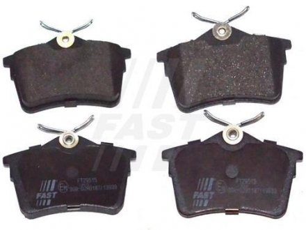 Колодки тормозные дисковые задние комплект CITROEN BERLINGO 96-18, PEUGEOT PARTNER 08-н.в. FAST FT29515 (фото 1)