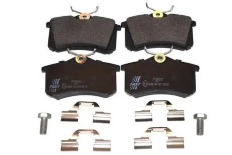 Колодки тормозные задние без датчика AUDI A1 10-18, A2 00-05, A3 96-12, A4 95-08, A6 97-04 FAST FT29520
