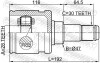 Inner cv joint 28x47x30 toyota hilux ggn1,gun1,kun1,lan125,tgn1 2015.05- gr FEBEST 0111-GGN155F (фото 2)