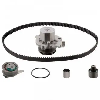 FEBI AUDI К-кт ГРМ (ремень + 3 ролика + помпа + крепление) A3, Q2, Q3, Q5 13-, SKODA OCTAVIA III FEBI BILSTEIN 104866