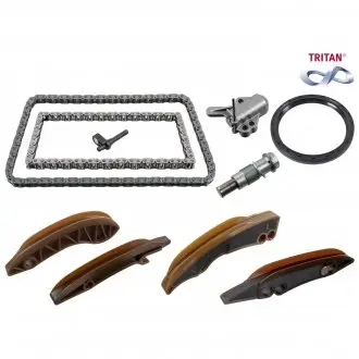 К-т цепи ГРМ (2 цепи+2натяжителя+4успок.+масл. форсунка+сальник) F20/F21/F45/F46 116-216d FEBI BILSTEIN 174035