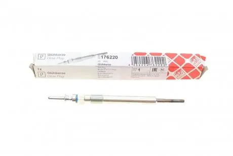 Свічка розжарювання BMW 1.6D/2.0D/3.0D 03- (7V) (10x1) B37/B47/B57/M57/N47/N57 FEBI BILSTEIN 176220