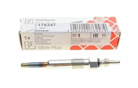 Свічка розжарювання Renault Kangoo/Master 1.9dTI FEBI BILSTEIN 176247