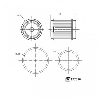 Фільтр масляний FEBI BILSTEIN 177696