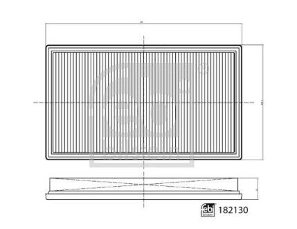 Повітряний фільтр FEBI BILSTEIN 182130 (фото 1)