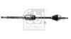 Піввісь (передня) (R) Nissan Qashqai 1.6 07-13 (29z/26z/941mm) (зі шплінтом) FEBI BILSTEIN 184797 (фото 1)