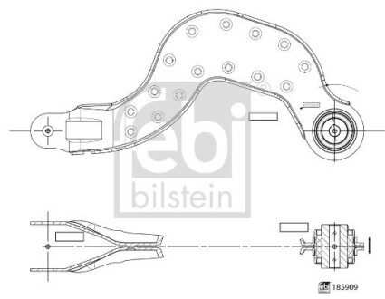 Рычаг задней подвески FEBI BILSTEIN 185909