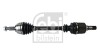 Піввісь Renault Megane 1.6-2.0/1.5-1.9 dCi (L) (25x39x642) (-ABS) FEBI BILSTEIN 186596 (фото 1)