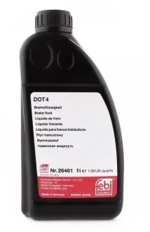 Жидкость тормозная DOT 4 (1л) FEBI BILSTEIN 26461