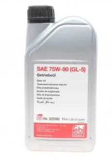 Масло в мост 75W90 GL-5 1L FEBI BILSTEIN 32590