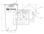 Пневмоподушка подвески без поршня FEBI BILSTEIN 35492 (фото 1)