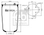 Пневмоподушка подвески без поршня FEBI BILSTEIN 35624 (фото 1)