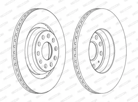 Диск гальмівний FERODO DDF1503C