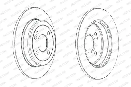 Тормозной диск FERODO DDF2090C