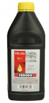 Тормозная жидкость ESP DOT4 (1L) FERODO FBL100