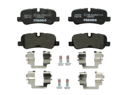Комплект тормозных колодок FERODO FDB4105 (фото 1)