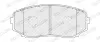 Комплект гальмівних колодок з 4 шт. дисків FERODO FDB5433 (4605B541) (фото 2)