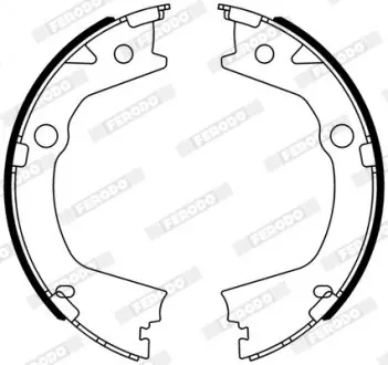 Тормозные колодки барабанные FERODO FSB4318
