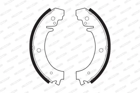 Тормозные колодки барабанные FERODO FSB59