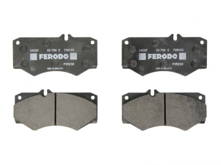 Тормозные колодки комплект FERODO FVR239 (фото 1)