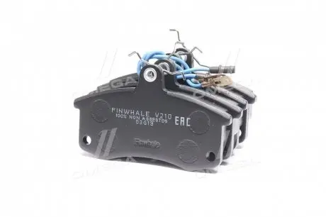 Тормозные колодки ваз 2110-2115, 1117-1119, 2170-2172 перед. (компл. 4шт.) Finwhale V210