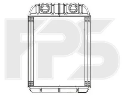 Радиатор печки FPS FP 12 N197