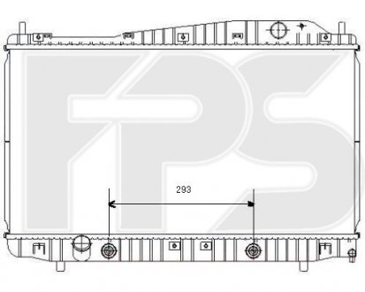 Радиатор охлаждения FPS FP 17 A934