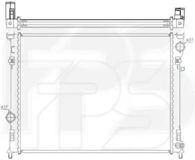 Радіатор охолодження FPS FP 18 A877