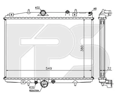 Радиатор охлаждения FPS FP 20 A845