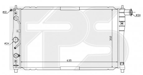 Радиатор охлаждения FPS FP 22 A684
