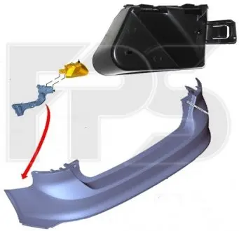 Крепления бампера FPS FP 2813 963