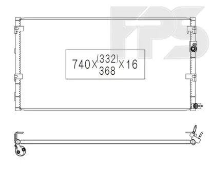 Конденсатор кондиціонера FPS FP 28 K339