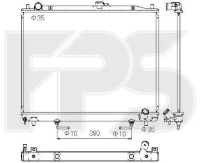 Радиатор охлаждения FPS FP 48 A1358
