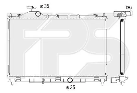 Радиатор охлаждения FPS FP 48 A809