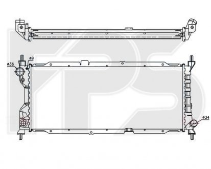 Радіатор охолодження FPS FP 52 A278