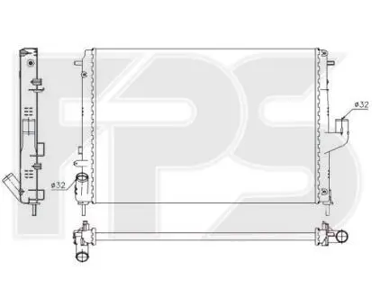 Радіатор охолодження FPS FP 56 A145