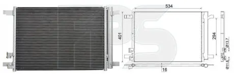 Конденсатор кондиціонера FPS FP 64 K489