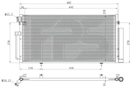 Конденсатор кондиціонера FPS FP 67 K351