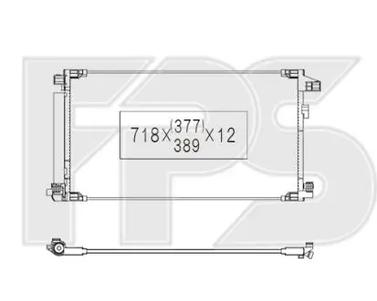Конденсатор кондиціонера FPS FP 70 K377