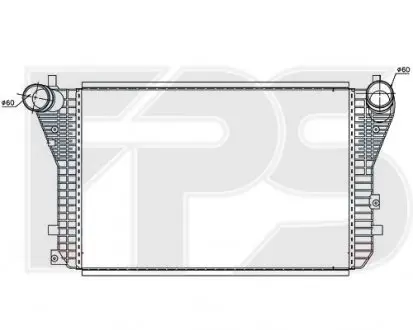 Радіатор наддуву FPS FP 74 T110