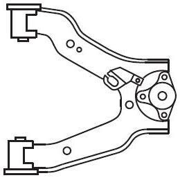 Важіль підвіски лівий FRAP F4455