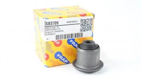 Сайлентблок переднего рычага, dacia logan, sandero 04- FRAP SB3709