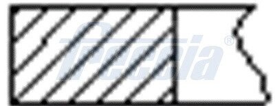 Кольца поршня ?72,4 [1,2 x 1,5 x 2,5] + 0,5 FRECCIA FR10-214750