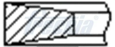 Кольца поршневые FRECCIA FR10-249500