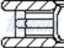 Кольца поршня ?82,5 [1,2 x 1,5 x 2] STD FRECCIA FR10-505200 (фото 3)